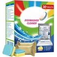 thumbnail image 1 of 30 Pack Dishwasher Cleaner Tablets Individually Wrapped,Deep Cleaning, Removes  & Limescale, Compatible with  DishWashing Machines, 1 of 6