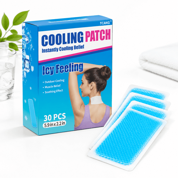 30 Pack Disposable Cold Patches for Outdoor Activities and Summer Heat