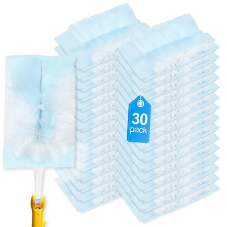 YagoDago 30 Pack Disposable Duster Refills Compatible with Hand Duster, 30 Count