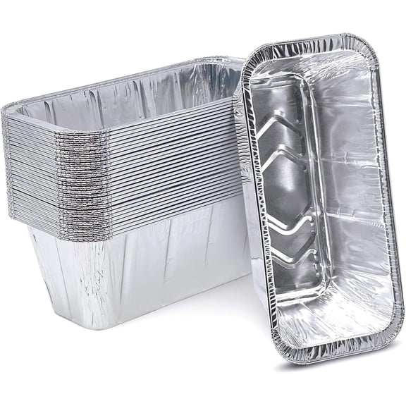 (30 Pack) Drip Pans Compatible with Grills for 36 Inch l 30 Inch l 28 Inch l 22 Inch l 17 Inch Griddle l Rear Grease Cup Liners l Heavy-Duty Disposable Aluminum Foil