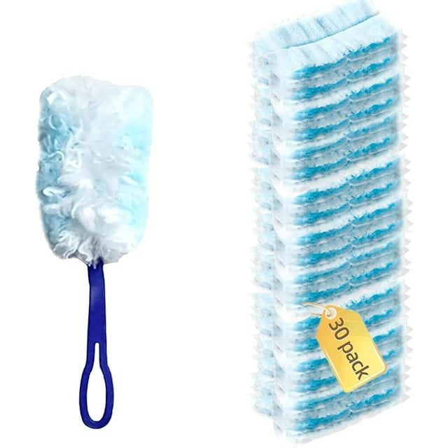 30 Pack Duster Refills Compatible with Swiffer Duster, Heavy Duty Multi