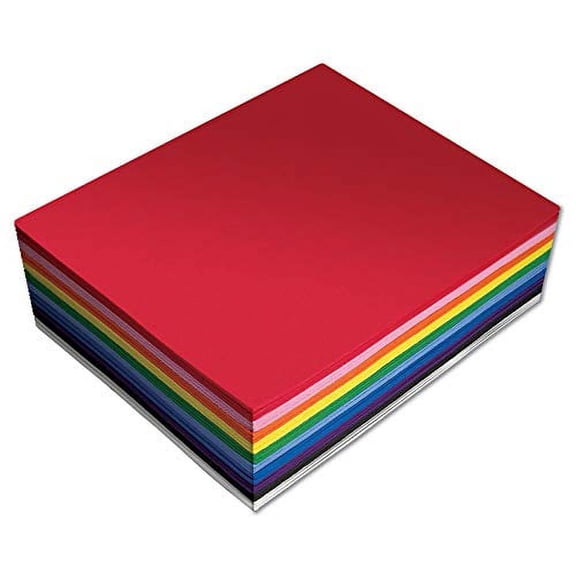 30 Pack EVA Foam Sheets, 9 x 12 Inch, Assorted Colors (10 Colors), 2mm Thick, by Better Office Products, for Arts and Crafts, 30 Sheets