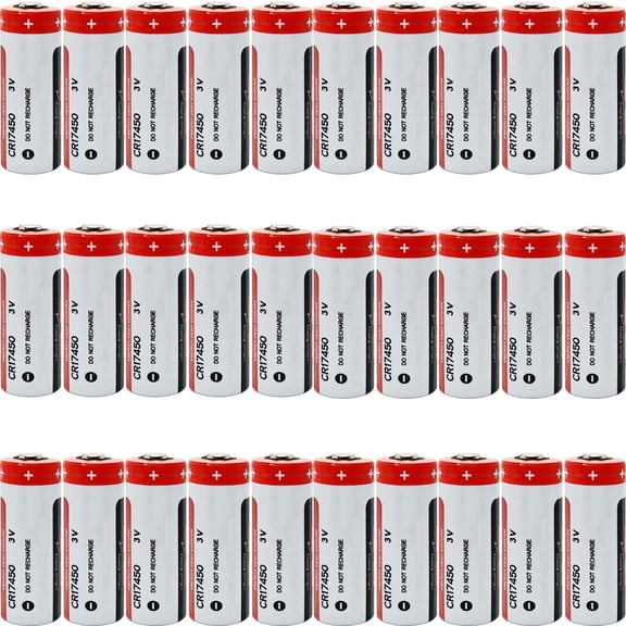 30-Pack EVE CR17450 3V Lithium Battery 2400mAh Replacement PLC Industrial Control Battery
