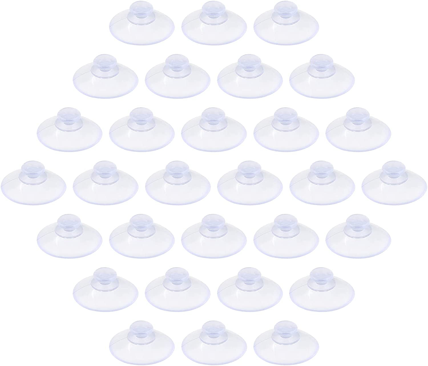 30 Pack Glass Table Suction Cups 20mm Rubber Suction Cup Hangers