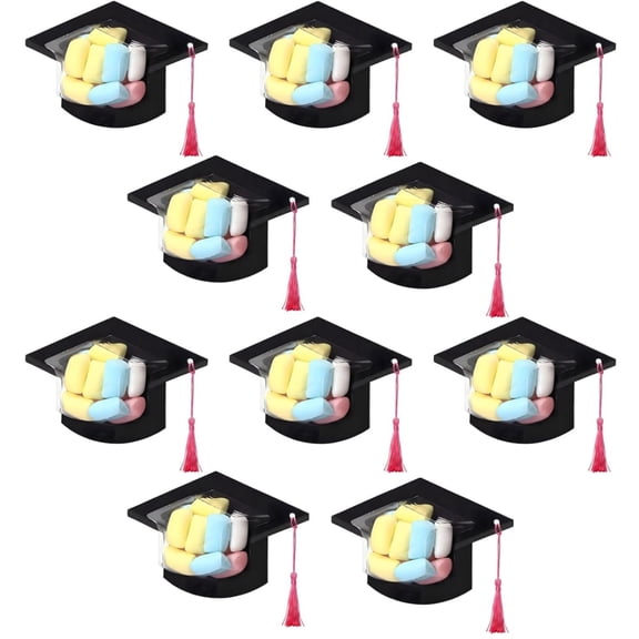 30 Pack Graduation Cards With Plastic Domes, DIY Display Keepsake, 2026 Graduations Candy Dome Greeting Card Gift with Tassel, for Friend Party Favors Candys Holder Graduations Gift