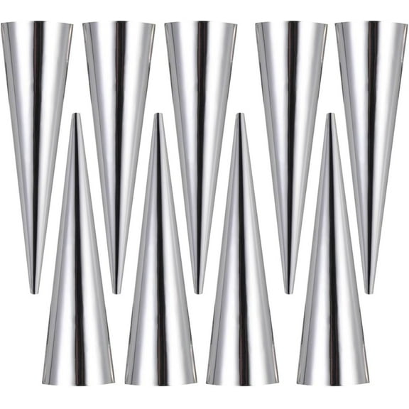 30 Pack Horn Cannoli Tubes,3.5-inch Non-stick Cream Horns Pastry Mould Croissant Baking Forms for Baking Croissants Bead, Chocolate Croissant,Brioche Rolls,Ice Cream Cone Party Dessert