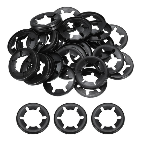 30 Pack Internal Tooth Star Lock Washers M16 Quick Locking Washers, 65Mn Steel