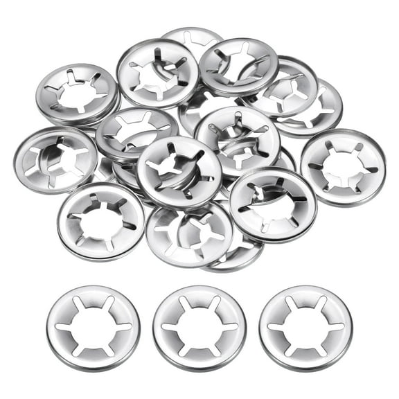 30 Pack Internal Tooth Star Lock Washers M16 Quick Locking Washers Stainless Steel