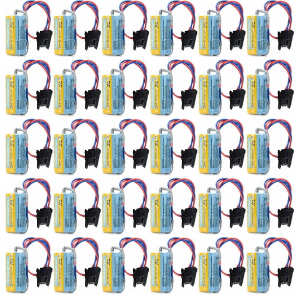 30-Pack MR-BAT ER17330V 3.6V Battery A6BAT 1700mah Size 2/3A for PLC System US STOCK