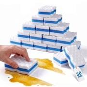 indigywve 30 Counts Magic Cleaning Erasers Sponge, Extra Thick 3X Density Melamine Foam Cleaning Pads for Kitchen, Bathroom