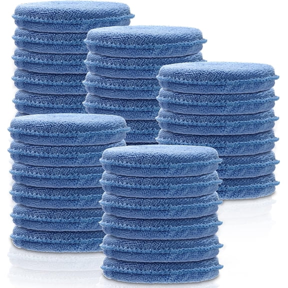 30 Pack Microfiber Detailing Wax Applicator Pad