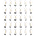 30Pack Outdoor String Light Bulbs, Waterproof S14 Replacement Bulb