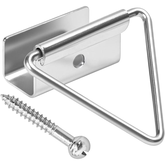 30 Pack PL 14656 Window Screen Bottom Latches Replacement for Prime-Line Bottom Clips, Window Screen Retainer Clips with Ball-Head Screws, Window Screen Pull Tabs 7/16'' Mill Finish