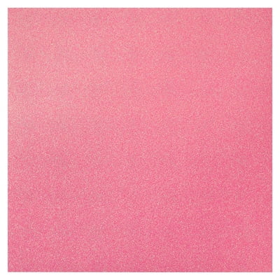 Recollections Pink Magical Glitter Paper, 12" x 12", 30 Pack