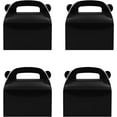 thumbnail image 1 of 30-Pack Purple Party Favor Treat Boxes, Goodie Boxes, Gable Paper Gift Boxes with Handles. Perfect for Purple Birthday Party Baby Shower Decoration Supplies., 1 of 6