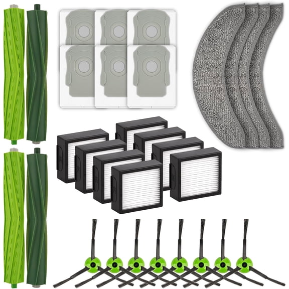 30 Pack Replacement Parts Kit Compatible with iRobot Roomba Combo j7 Plus j9 Plus 10 Max