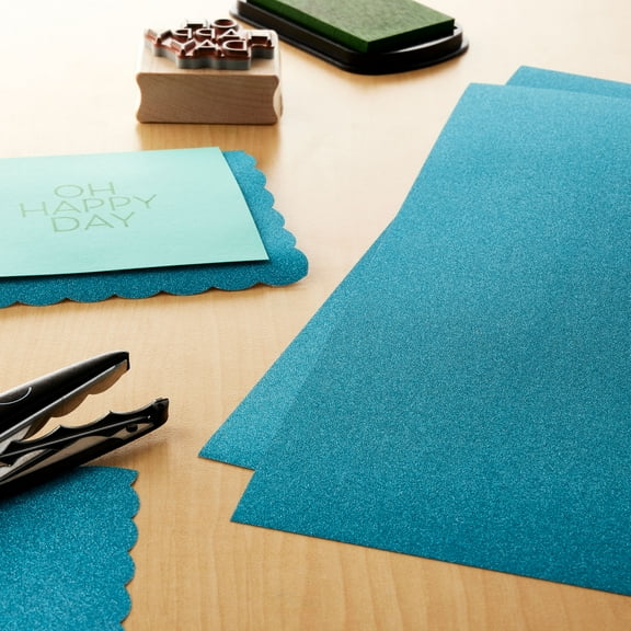 Recollections Signature POW Glitter Cardstock Paper, 12" x 12", 30 Pack