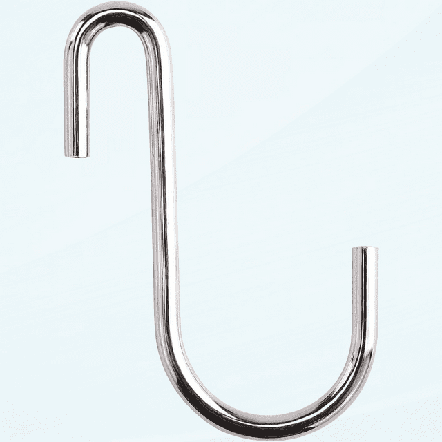 30 Pack Silver S Hooks for Hanging Plants, S Hooks for Hanging Clothes