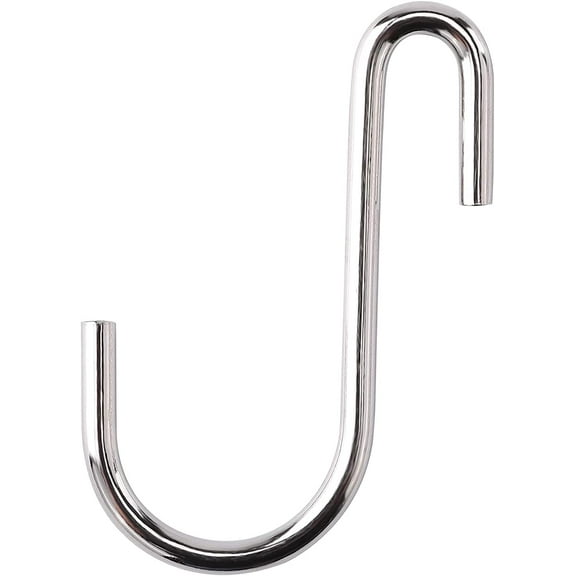 30 Pack Silver S Hooks for Hanging Plants, S Hooks for Hanging Clothes, Stainless Steel S Hooks Heavy Duty, Durable S Shaped Hooks for Kitchen, Small S Hooks for Hanging Heavy Duty Closet Hooks