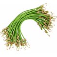 thumbnail image 1 of 30 Pack Small Bungee Cords with Hooks, 10 Inch Bungee Cords with Hooks, Tents, Tarps, Bikes, RV,Luggage Roof Racks, Cargo, Green, 1 of 7