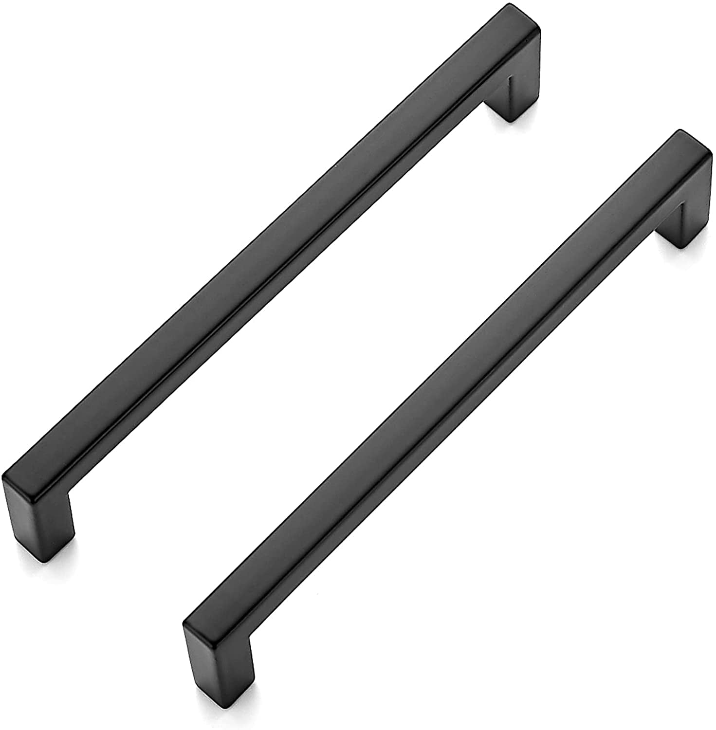 30 Pack Solid 3 Inch Center to Center Slim Square Bar Drawer Handles Kitchen Cabinet Handles Black Drawer Pulls Kitchen Cabinet Hardware Matte Black Dresser Pulls for Cupboard