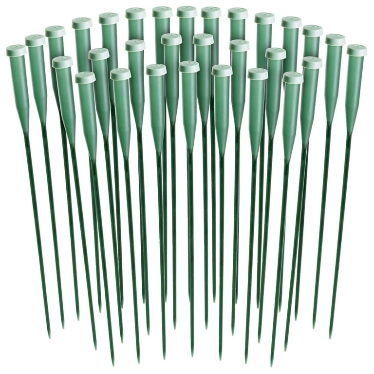 30 Pack Stem Water Tubes for Flowers with Caps, Extendable Vials