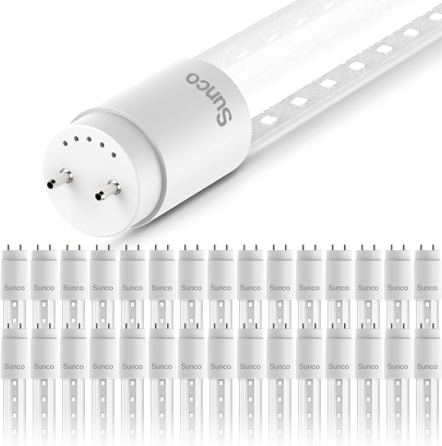30 Pack T8 LED 4FT Tube Light Bbs Ballast Bypass Replacement 5000K