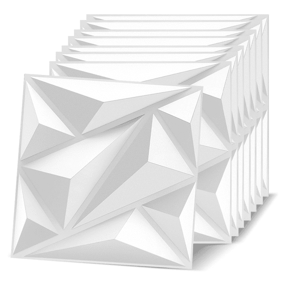 30 Pack Textured 3D Wall Panels for Interior Wall Decor, PVC Decorative Wall Panels for Living Room Bedroom Hotel Office, 11.8''x11.8'' Cover 29 Sq. Ft