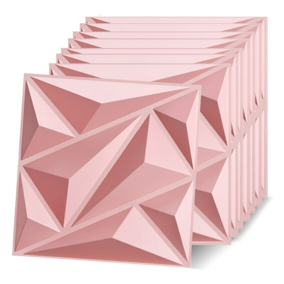 30 Pack Textured 3D Wall Panels for Interior Wall Decor, PVC Decorative Wall Panels for Living Room Bedroom Hotel Office, 11.8''x11.8'' Cover 29 Sq. Ft