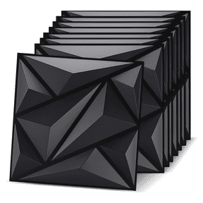 30 Pack Textured 3D Wall Panels for Interior Wall Decor, PVC Decorative Wall Panels for Living Room Bedroom Hotel Office, 11.8''x11.8'' Cover 29 Sq.​ Ft​