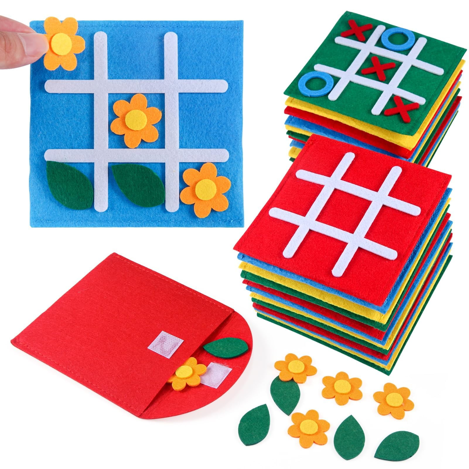 24er Pack Tic Tac Toe Spiele Aus Schaumstoff - Perfekt Für Kindergeburtstage & Geschenktüten