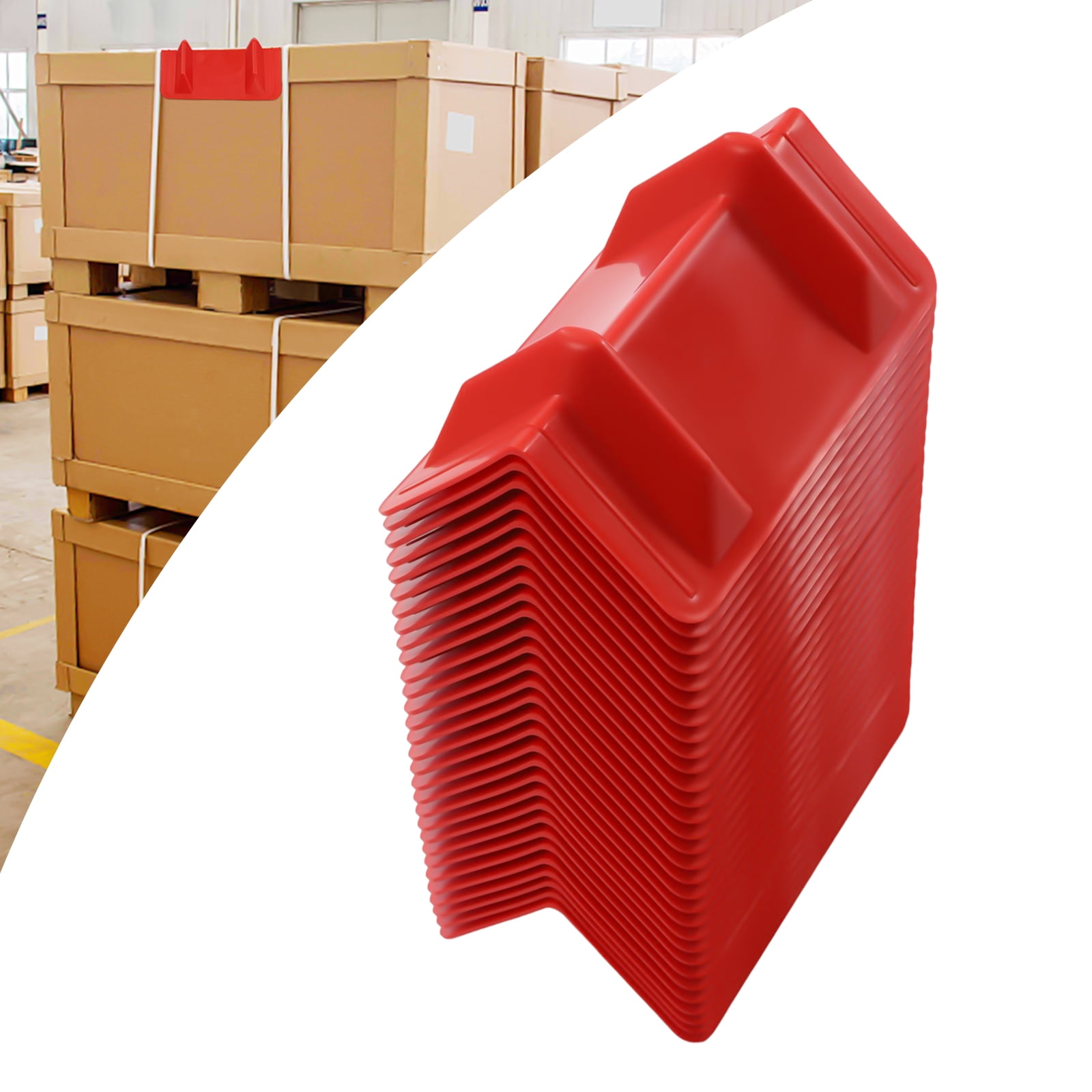 30 Pack Tie Down Corner Protector - Edge Protectors Flatbed - PP Plastic Corner