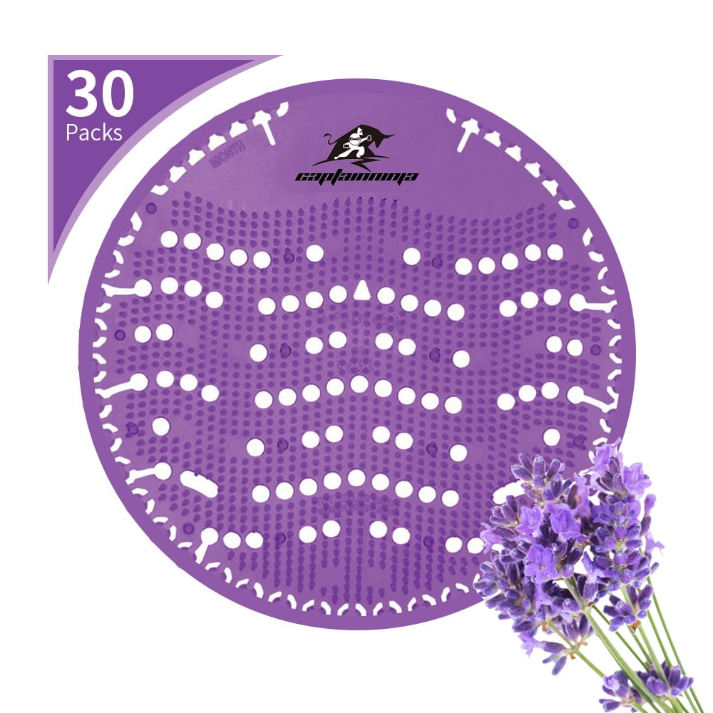 30 Pack Urinal Screens Deodorizer Air Fresheners Floral Scent Lasts up