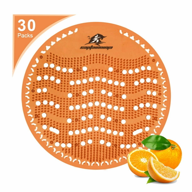 30 Pack Urinal Screens Deodorizer Air Fresheners Floral Scent Lasts up