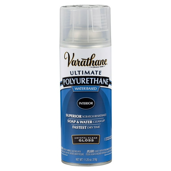 30-Pack of 11.25 oz Rust-Oleum 200081 Varathane Crystal Clear Water-Based Interior Polyurethane Spray, Gloss