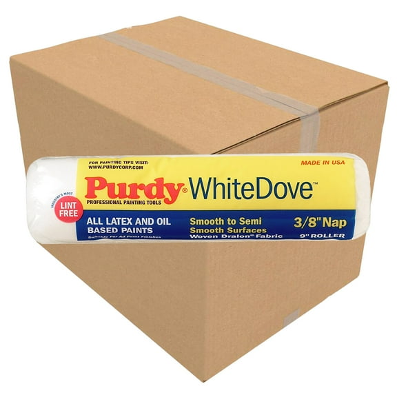 30‐Pack of 9" x 3/8" Nap Purdy 14A670092 White Dove Roller Cover, Dralon