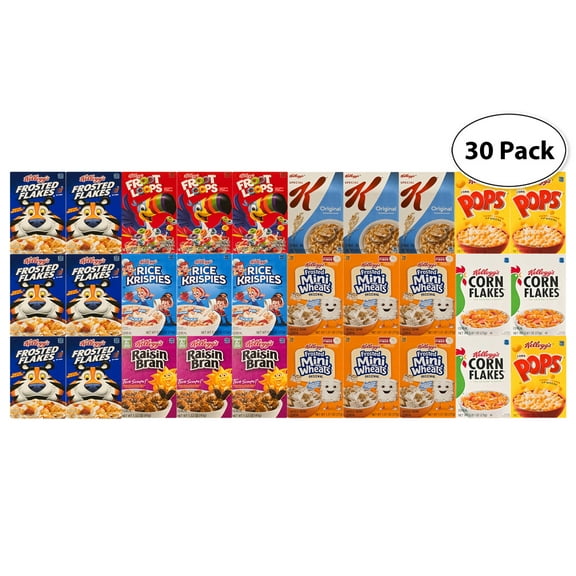 30-Pack of Kellogg's Assorted Single-Serve Cereal