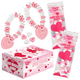 thumbnail image 1 of 30 Pack valentines day Candy Bracelets - Individually Wrapped -Love Heart Shaped Design & Delicious Flavor -Bulk Valentines Day Candy Use For Kids, Adults, Party Favor, Classroom & Office Treats., 1 of 5