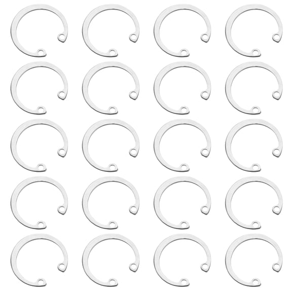 30 Pack25mm Internal Retaining Ring Circlip, Internal Circlip Snap Rings, Silver