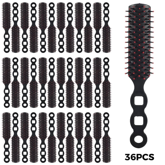 30 Packs Hair Brushes for Homeless, Hair Brush in Bulk for Women Curly Wet Dry Hair Styling Detangling, Suitable for Travel Homeless Shelter Airbnb Hotel Nursing Home Charity Church