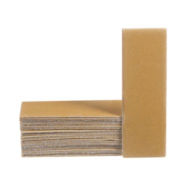 ProductionShop Premium 60 Grit 5-Hole Pattern Mouse Detail Sander Sandpaper Sheets Box 30 Dustless Hook Loop Triangle Shaped Mouse Disc Pads Woodwork