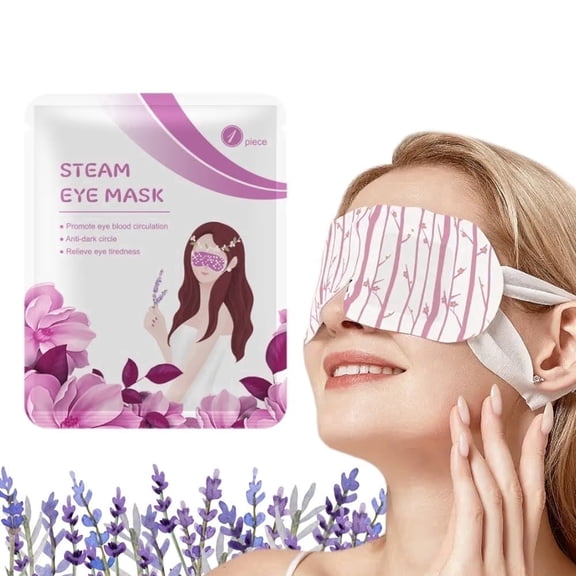 30 Packs Steam Eye Masks For Dry Eyes SPA Warm Sleep Disposable Heated Eye Mask Lavender Scent
