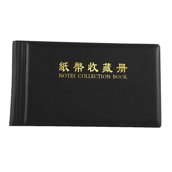 30 Pages Paper Money Collection Album Collection Pockets Money Banknote for Collector Loose Leaf Sheet Protective Bag
