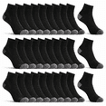 thumbnail image 1 of TAVENE 30 Pairs Mens Ankle Socks - Lightweight Thin Casual Quarter Bulk Socks Size 9-12 For Men, 1 of 7