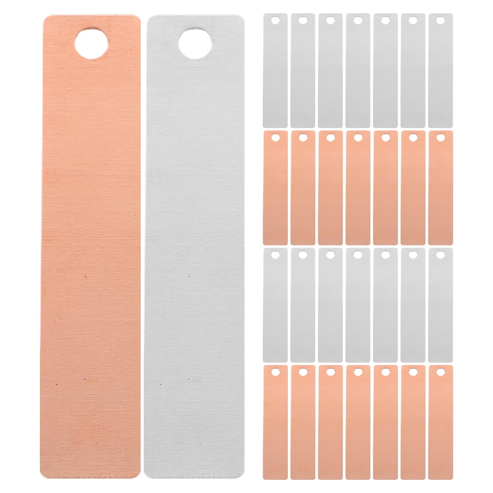 Operitacx 60pcs Copper Zinc Anode Sheet For Fruit Battery Science