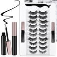 thumbnail image 1 of 30 Pairs False Eyelashes Kit - 3D 6D Volume Wispy Lashes with 6 Styles, Soft Lightweight Natural Look, Reusable Handmade Fluffy Lashes for Women Girls(Everyday/Cat Eye/Mink Effect/Party), 1 of 14