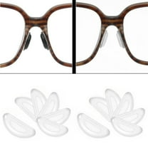 30 Pairs Glasses Nose Pads, Silicone Non-Slip Nose Pads for Glasses Eyeglass Nose Grips Universal Fit (Clear)