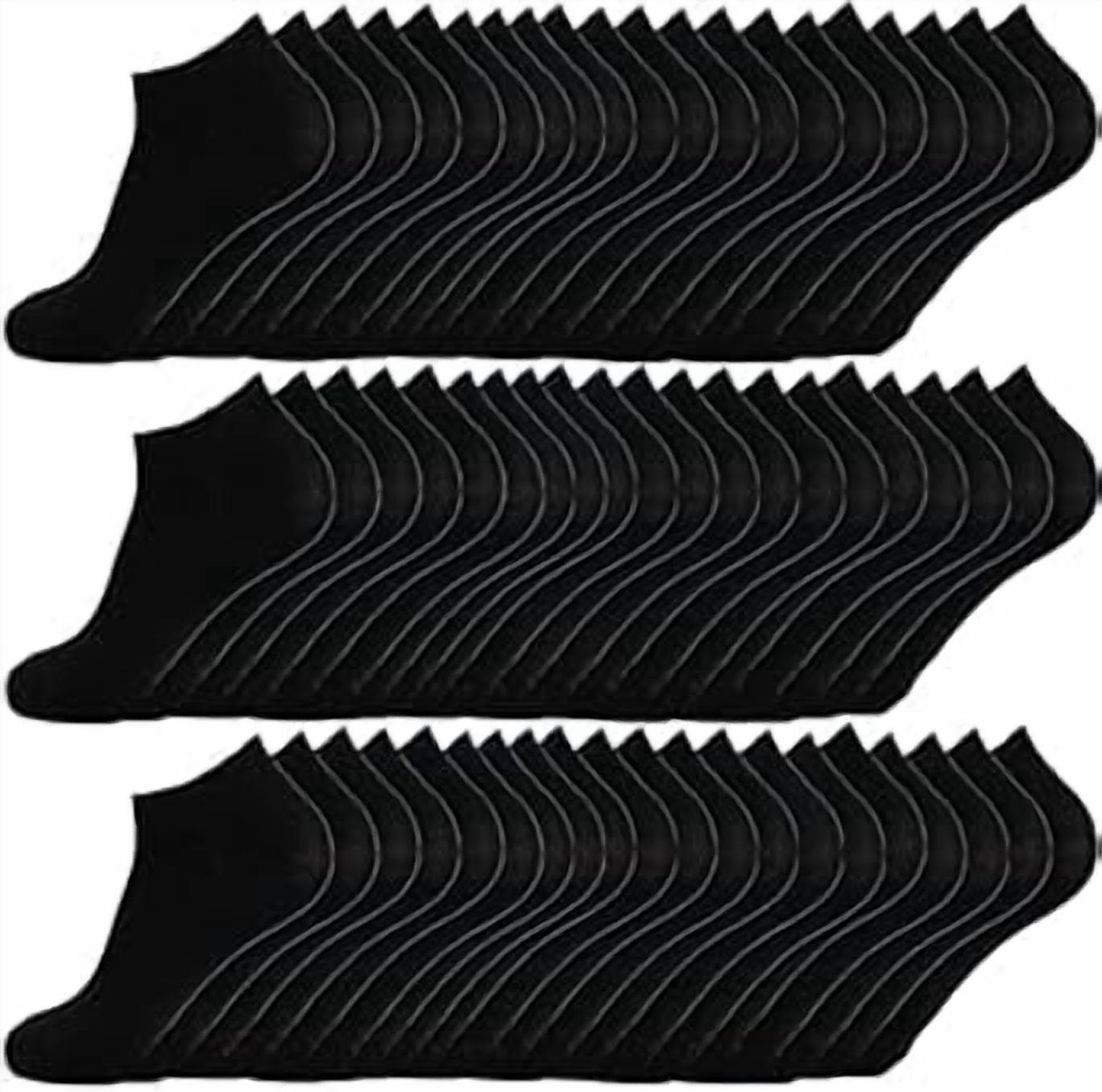 30 Pairs Men Ankle, Low Breathable Casual, Sports, Thin Athletic Short Sock Bulk (black)， 9-11 Big Short