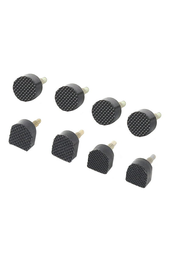 30 Pairs/Pack High Heel Tips Repair Shoe Heel Caps Heels Tips Replacement Dowels for Heels Soles (Assorted Size)