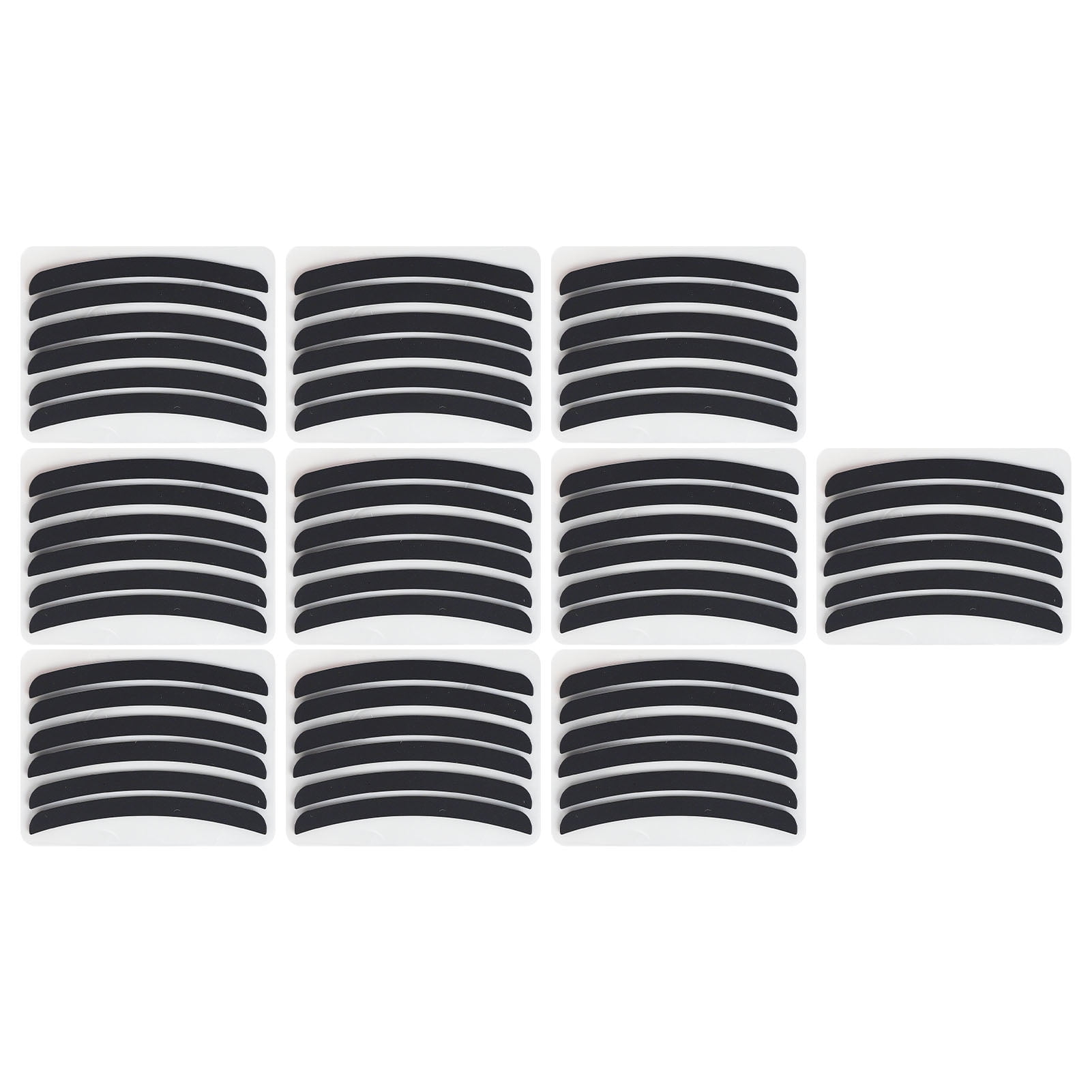 30 Pairs Silicone Eyelash Lift Curved Shape Reusable Soft Rods Eyelash